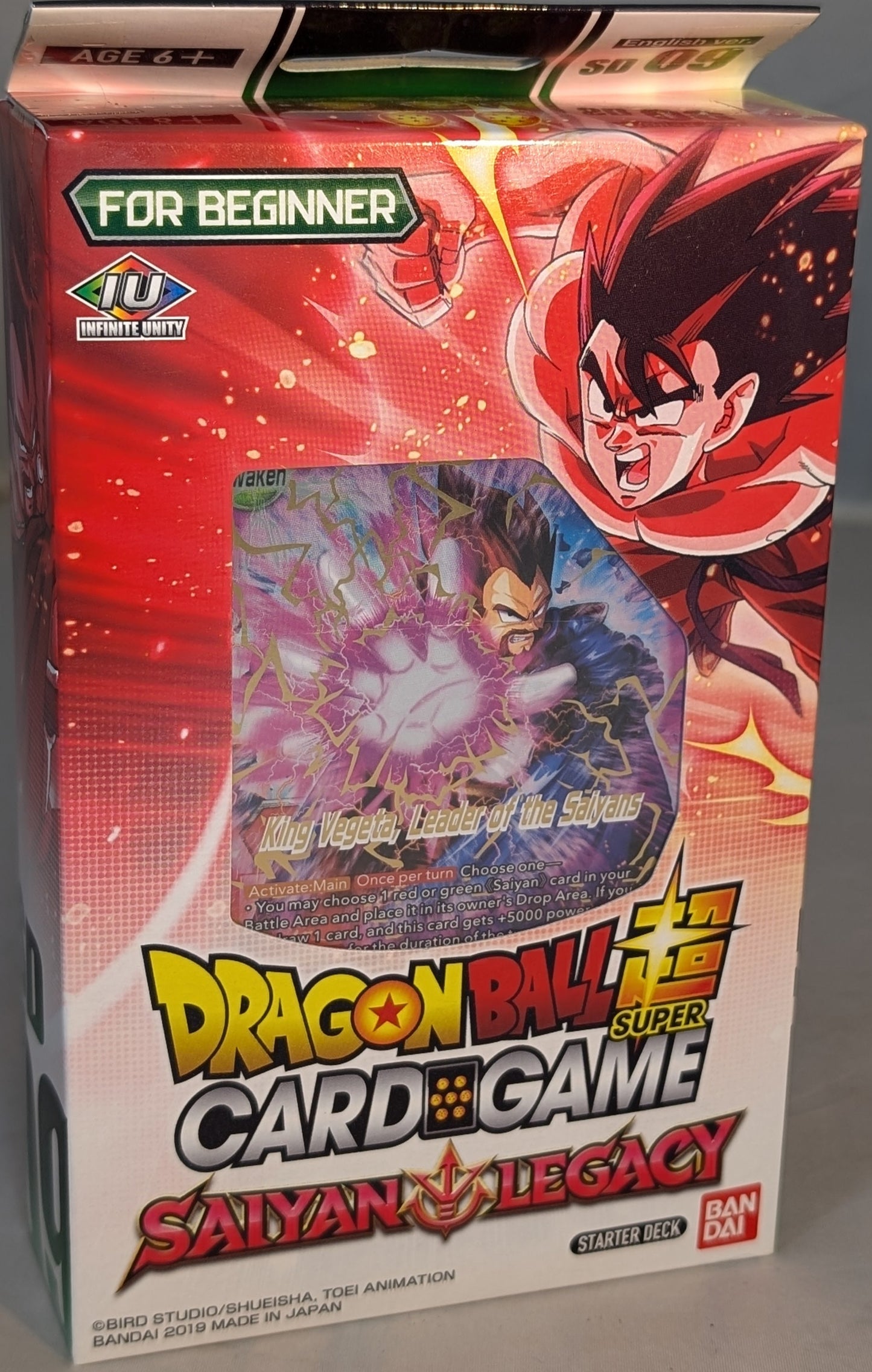 Dragon Ball Super Saiyan Legacy Starter Deck Box