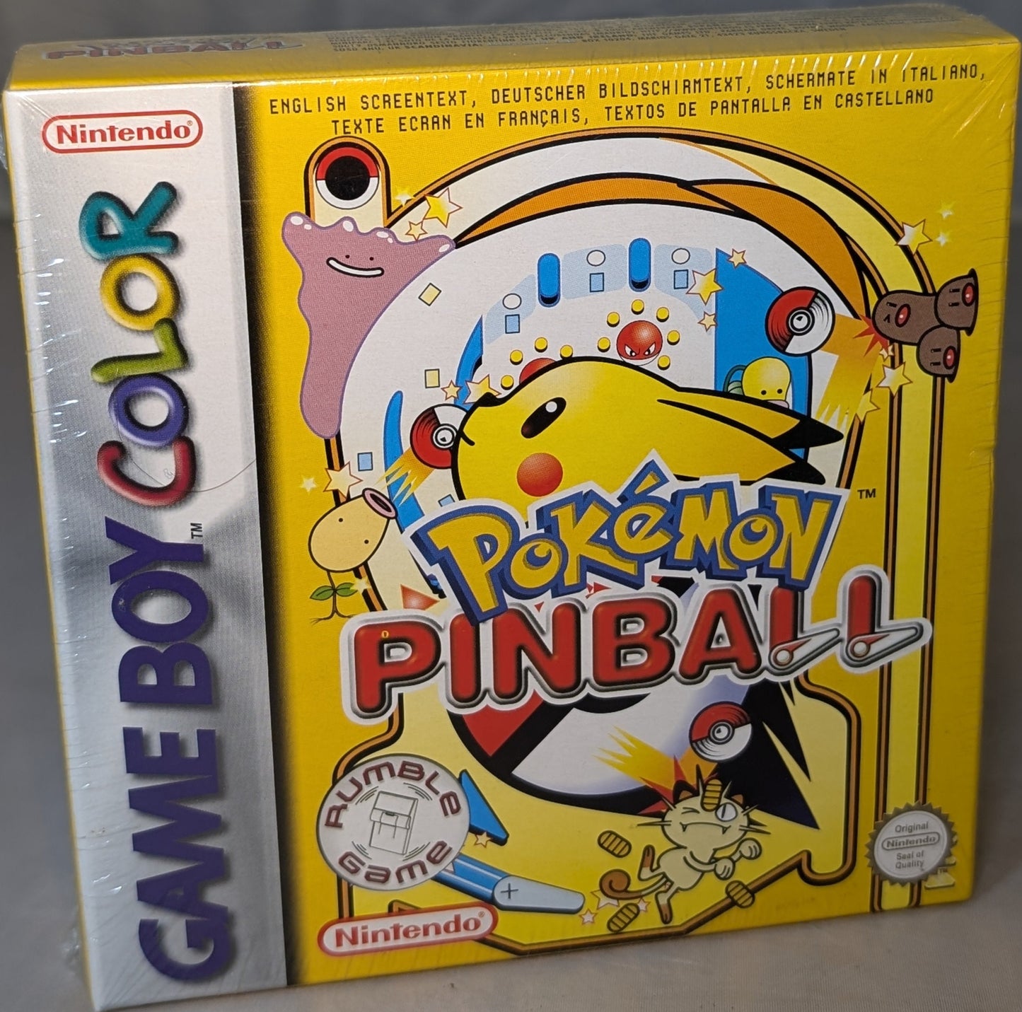 Gameboy Color Pokemon Pinball New Factory Sealed