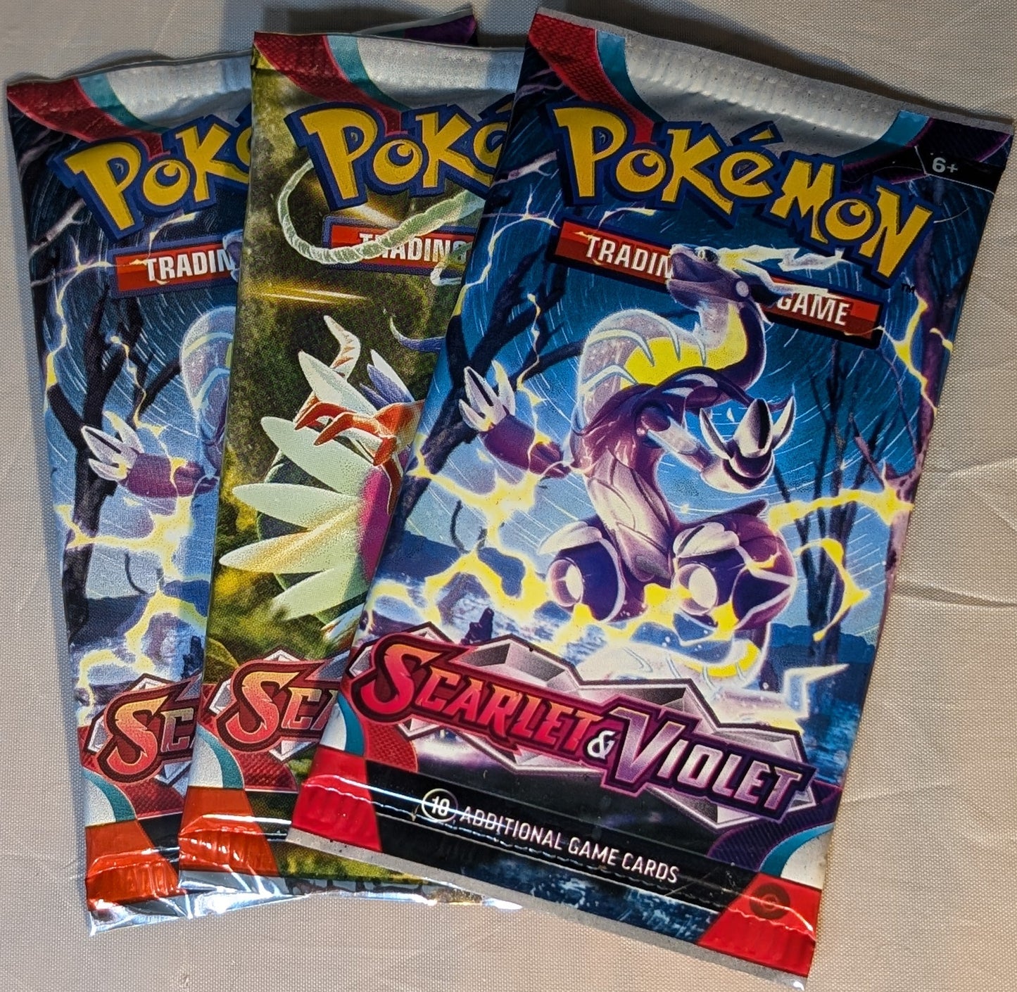 Pokemon Scarlet Violet Base Set Booster Pack 3 Pack Combo